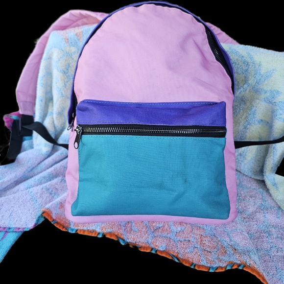 Colorblock Mini Backpack - Picture 3 of 11